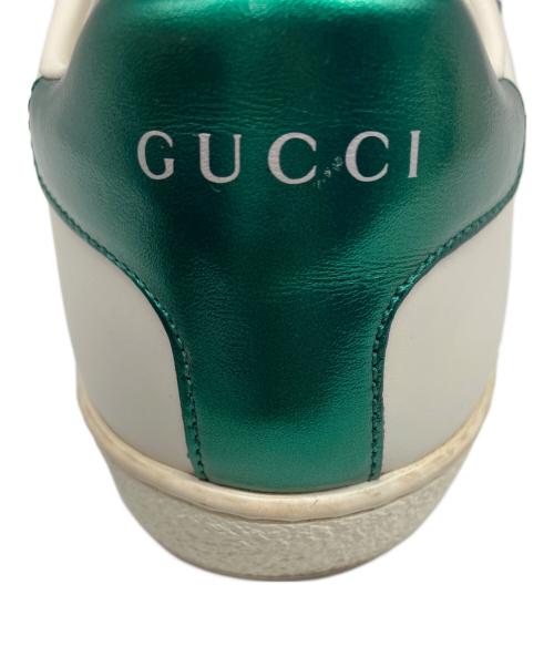 GUCCI（グッチ）GUCCI (グッチ) DISNEY (ディズニー) 三匹の子豚 コラボローカットスニーカー ホワイト サイズ:38 1/2の古着・服飾アイテム