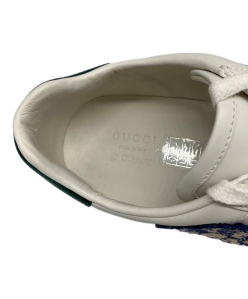 GUCCI（グッチ）GUCCI (グッチ) DISNEY (ディズニー) 三匹の子豚 コラボローカットスニーカー ホワイト サイズ:38 1/2の古着・服飾アイテム