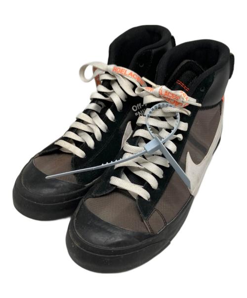 NIKE（ナイキ）NIKE (ナイキ) OFFWHITE (オフホワイト) THE 10 : BLAZER MID ブラック サイズ:US 8の古着・服飾アイテム