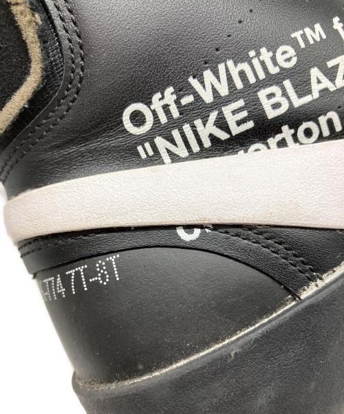 NIKE（ナイキ）NIKE (ナイキ) OFFWHITE (オフホワイト) THE 10 : BLAZER MID ブラック サイズ:US 8の古着・服飾アイテム