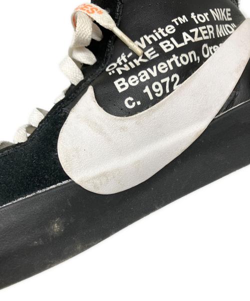 NIKE（ナイキ）NIKE (ナイキ) OFFWHITE (オフホワイト) THE 10 : BLAZER MID ブラック サイズ:US 8の古着・服飾アイテム