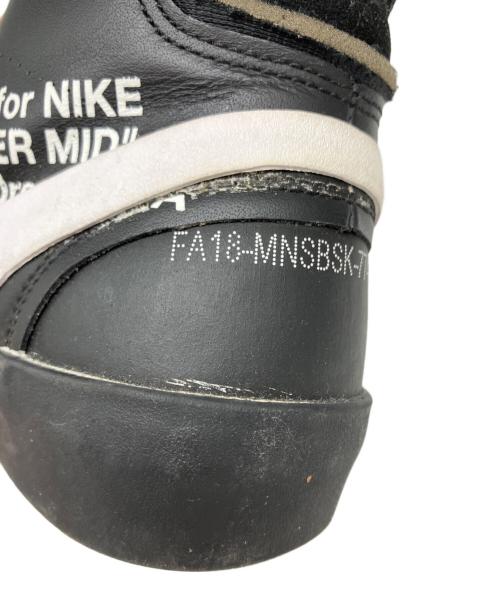 NIKE（ナイキ）NIKE (ナイキ) OFFWHITE (オフホワイト) THE 10 : BLAZER MID ブラック サイズ:US 8の古着・服飾アイテム