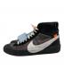 NIKE (ナイキ) OFFWHITE (オフホワイト) THE 10 : BLAZER MID ブラック サイズ:US 8：14000円