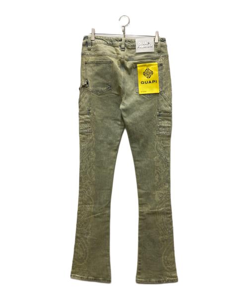 GUAPI（グアピ）GUAPI (グアピ) Vintage Paisley Denim ブルー サイズ:32の古着・服飾アイテム