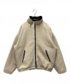 TODAYFULトゥデイフル）の古着「Wool Boa Zip Jacket」｜ベージュ