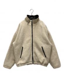 TODAYFUL（トゥデイフル）の古着「Wool Boa Zip Jacket」｜ベージュ