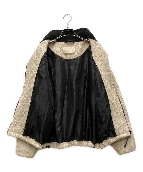 TODAYFUL（トゥデイフル）TODAYFUL (トゥデイフル) Wool Boa Zip Jacket ベージュ サイズ:38の古着・服飾アイテム