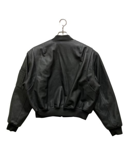 BEVIS（ベヴィス）BEVIS (ベヴィス) ジップデザイン レザージャケット ブラック サイズ:Ｓの古着・服飾アイテム