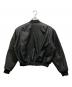 BEVIS (ベヴィス) ジップデザイン レザージャケット ブラック サイズ:Ｓ：15000円