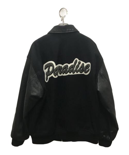 WACKO MARIA（ワコマリア）WACKO MARIA (ワコマリア) 25AW LEATHER VARSITY JACKET ブラック サイズ:XLの古着・服飾アイテム