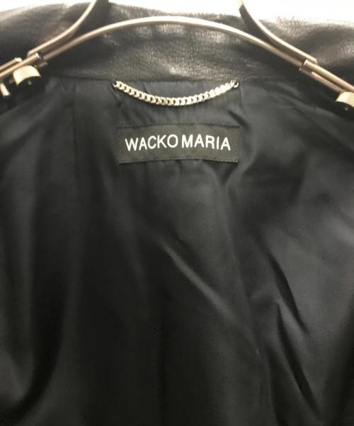 WACKO MARIA（ワコマリア）WACKO MARIA (ワコマリア) 25AW LEATHER VARSITY JACKET ブラック サイズ:XLの古着・服飾アイテム
