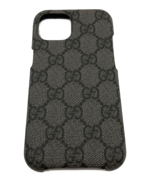 GUCCI（グッチ）GUCCI (グッチ) GG柄スマホケース グレーの古着・服飾アイテム