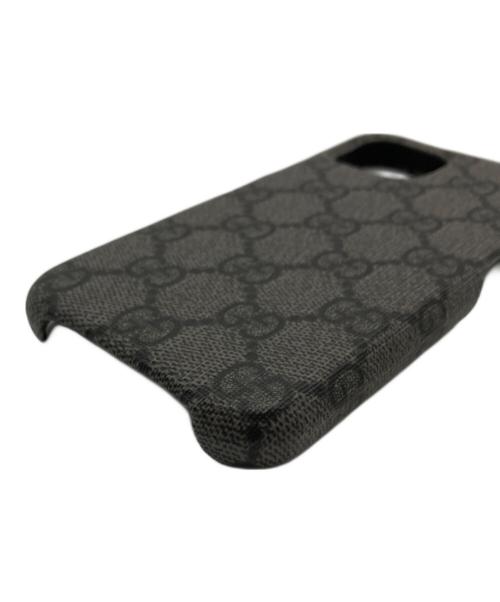 GUCCI（グッチ）GUCCI (グッチ) GG柄スマホケース グレーの古着・服飾アイテム