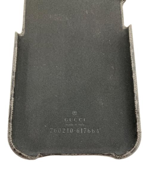 GUCCI（グッチ）GUCCI (グッチ) GG柄スマホケース グレーの古着・服飾アイテム