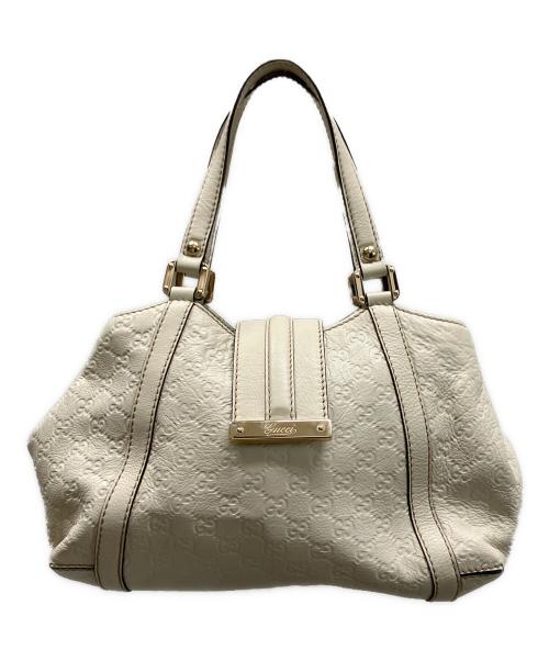 GUCCI（グッチ）GUCCI (グッチ) トートバッグ ホワイトの古着・服飾アイテム
