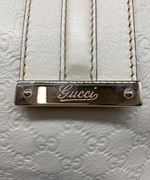 GUCCI（グッチ）GUCCI (グッチ) トートバッグ ホワイトの古着・服飾アイテム