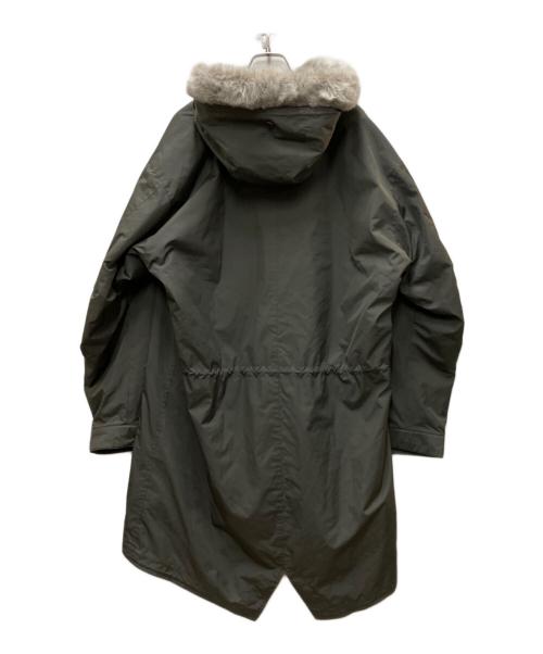 BURBERRY BLACK LABEL（バーバリーブラックレーベル）BURBERRY BLACK LABEL (バーバリーブラックレーベル) 裏地ノバチェック ライナー付モッズコート グレー サイズ:Lの古着・服飾アイテム