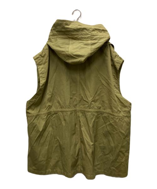 VACHEMENT（ヴァシュモン）VACHEMENT (ヴァシュモン) シェルタフタモッズベスト グリーン サイズ:FREEの古着・服飾アイテム