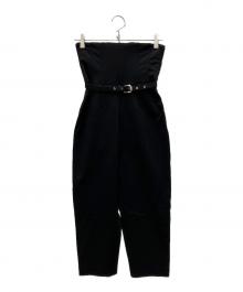 COMME des GARCONS（コムデギャルソン）の古着「80s ベルト付きウールパンツ」｜ブラック
