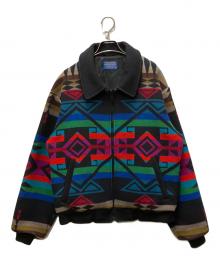 PENDLETON（ペンドルトン）の古着「80‘Sウールネイティブジャケット」｜ブラック