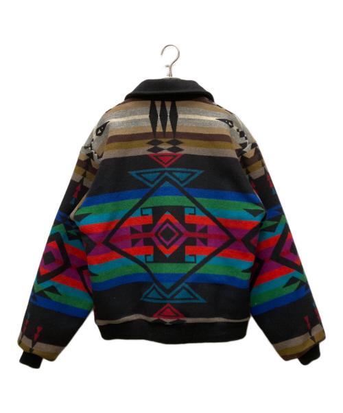PENDLETON（ペンドルトン）PENDLETON (ペンドルトン) 80‘Sウールネイティブジャケット ブラック サイズ:Mの古着・服飾アイテム