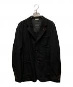 COMME des GARCONS HOMME DEUXコムデギャルソン オム ドゥ）の古着「ウール縮絨3Bジャケット」｜ブラック