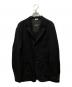 COMME des GARCONS HOMME DEUX（コムデギャルソン オム ドゥ）の古着「ウール縮絨3Bジャケット」｜ブラック