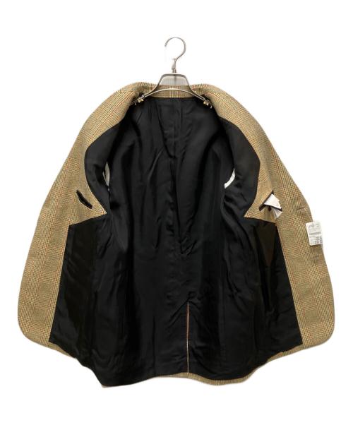 BOTTEGA VENETA（ボッテガベネタ）BOTTEGA VENETA (ボッテガベネタ) Distorted Prince Of Wales Blazer ブラウン サイズ:34の古着・服飾アイテム