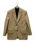 BOTTEGA VENETA（ボッテガベネタ）の古着「Distorted Prince Of Wales Blazer」｜ブラウン
