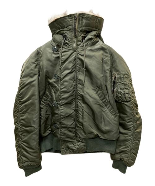 ALPHA（アルファ）ALPHA (アルファ) 80s～90s N-2B フライトジャケット グリーン サイズ:Mの古着・服飾アイテム