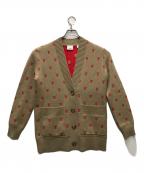 BURBERRYバーバリー）の古着「Monogram オーバーサイズ カーディガン」｜ベージュ