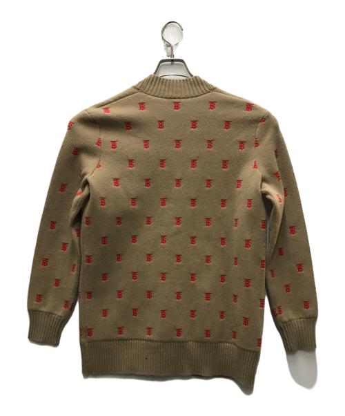BURBERRY（バーバリー）BURBERRY (バーバリー) Monogram オーバーサイズ カーディガン ベージュ サイズ:XSの古着・服飾アイテム