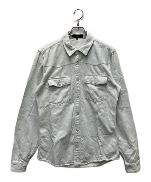 GUCCI（グッチ）GUCCI (グッチ) デニムウエスタンシャツ ブルー サイズ:46の古着・服飾アイテム