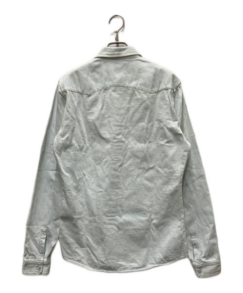 GUCCI（グッチ）GUCCI (グッチ) デニムウエスタンシャツ ブルー サイズ:46の古着・服飾アイテム