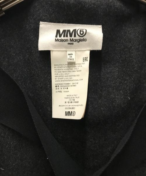 MM6 Maison Margiela（エムエムシックスメゾンマルジェラ）MM6 Maison Margiela (エムエムシックスメゾンマルジェラ) 17AW 変形コート グレー サイズ:38の古着・服飾アイテム