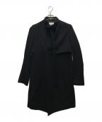 HELMUT LANGヘルムートラング）の古着「カシミヤブレンドネックベルトコート」｜ブラック