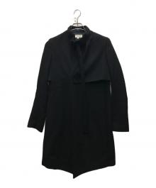 HELMUT LANG（ヘルムートラング）の古着「カシミヤブレンドネックベルトコート」｜ブラック