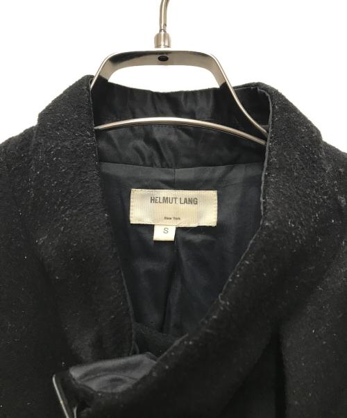 HELMUT LANG（ヘルムートラング）HELMUT LANG (ヘルムートラング) カシミヤブレンドネックベルトコート ブラック サイズ:Sの古着・服飾アイテム