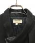 中古・古着 HELMUT LANG (ヘルムートラング) カシミヤブレンドネックベルトコート ブラック サイズ:S：25000円