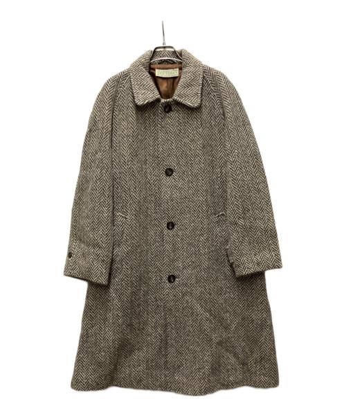 JIMMY HOURIHAN（ジミーフーリハン）JIMMY HOURIHAN (ジミーフーリハン) ヘリンボーンツイードコート グレー サイズ:38の古着・服飾アイテム