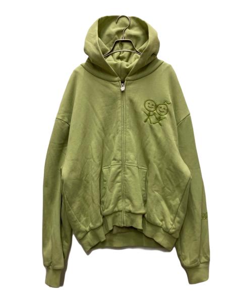 urban Sophistication（アーバンソフィスティケーション）urban Sophistication (アーバンソフィスティケーション) Stolen Zip Hoodie グリーン サイズ:Sの古着・服飾アイテム