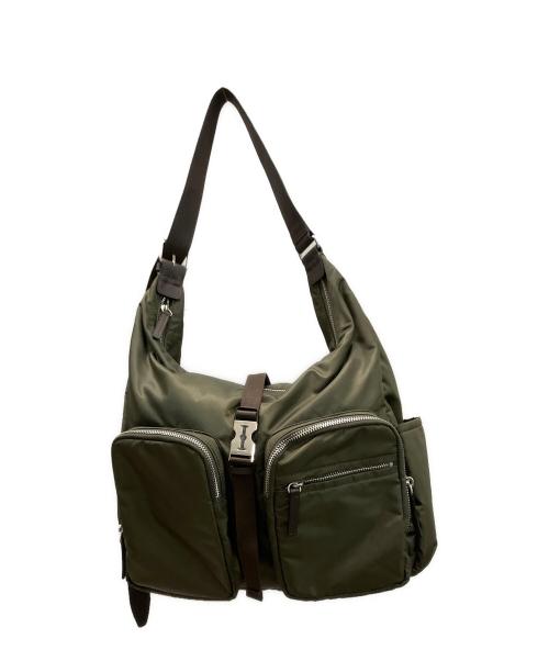 vunque（ブンク）vunque (ブンク) HEY DOUBLE POCKET HOBO オリーブの古着・服飾アイテム