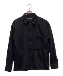 MINEDENIM（マインデニム）の古着「C.Wool Denim Over SH」｜ネイビー