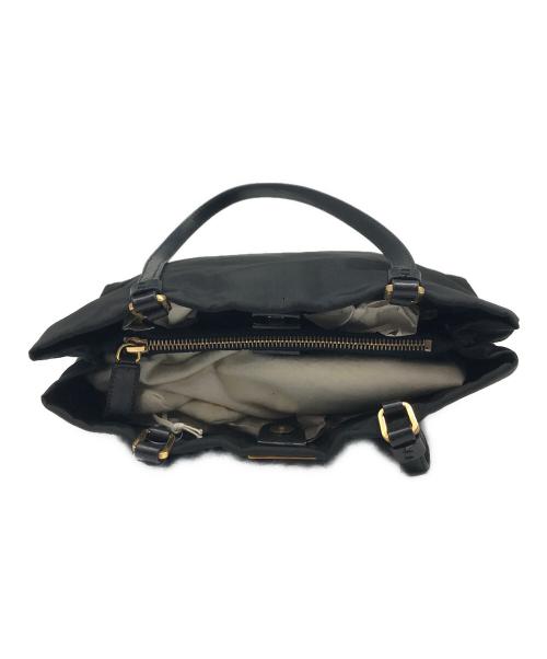 PRADA（プラダ）PRADA (プラダ) ナイロンハンドバッグ ブラックの古着・服飾アイテム