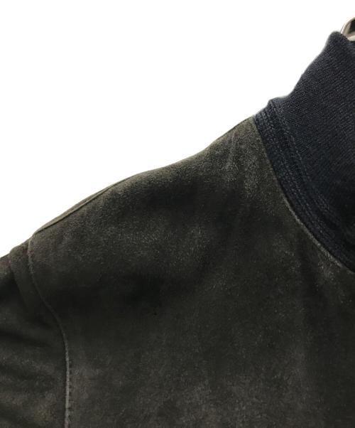 Cinquanta（チンクワンタ）Cinquanta (チンクワンタ) レザードライビングブルゾン グレー サイズ:44の古着・服飾アイテム