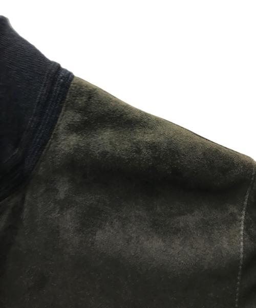 Cinquanta（チンクワンタ）Cinquanta (チンクワンタ) レザードライビングブルゾン グレー サイズ:44の古着・服飾アイテム