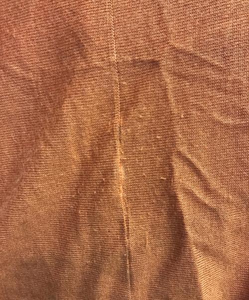 HERMES（エルメス）HERMES (エルメス) カシミヤ 100% Vネックニット(マルジェラ期) オレンジ サイズ:Sの古着・服飾アイテム