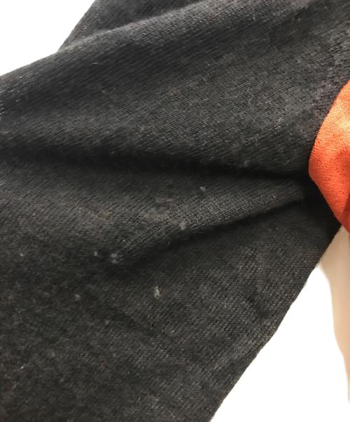 HERMES（エルメス）HERMES (エルメス) カシミヤシルクドライバーズニット オレンジ×ブラウン サイズ:SMの古着・服飾アイテム