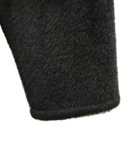 MaxMara（マックスマーラ）MaxMara (マックスマーラ) アルパカ混トッパーベルトコート ブラック サイズ:38の古着・服飾アイテム