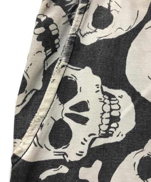 ERL（イーアールエル）ERL (イーアールエル) SKULL CARGO PANTS ホワイト サイズ:Ｍの古着・服飾アイテム